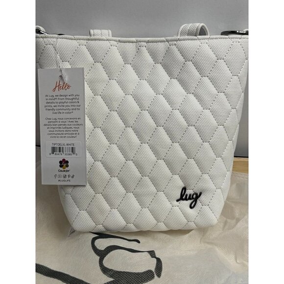 LUG Tip Toe Crossbody Matte Luxe White NWT -  - Price is Firm - Picture 1 of 3